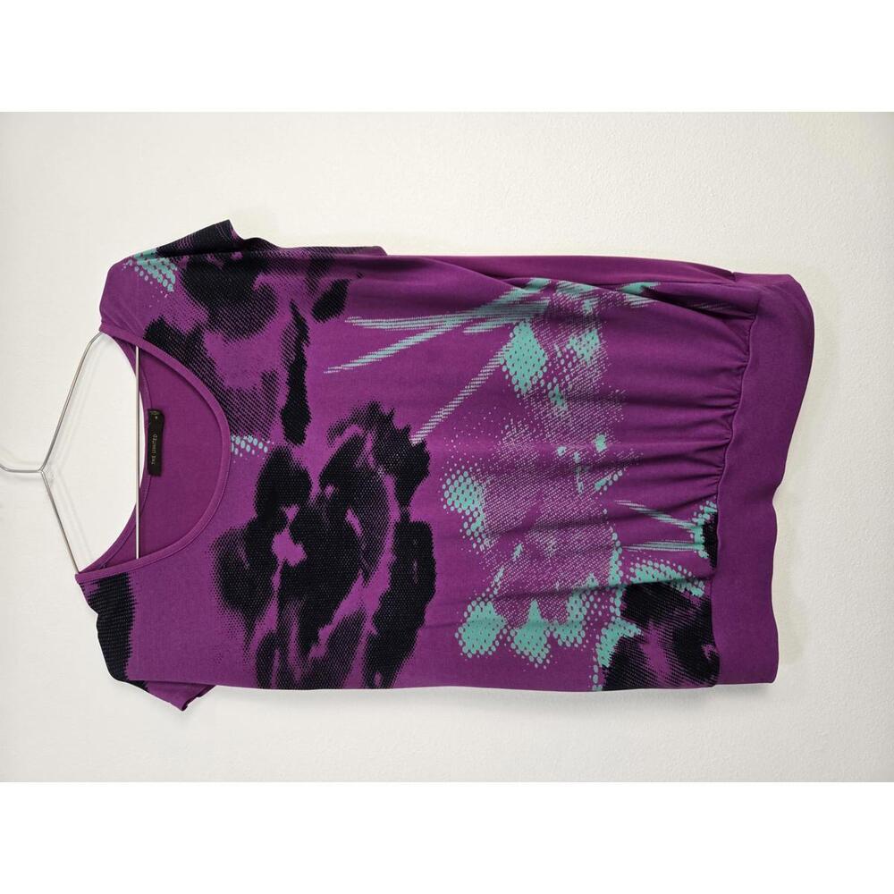 Vintage y2k Limited Women's Purple Floral shirt - Size M